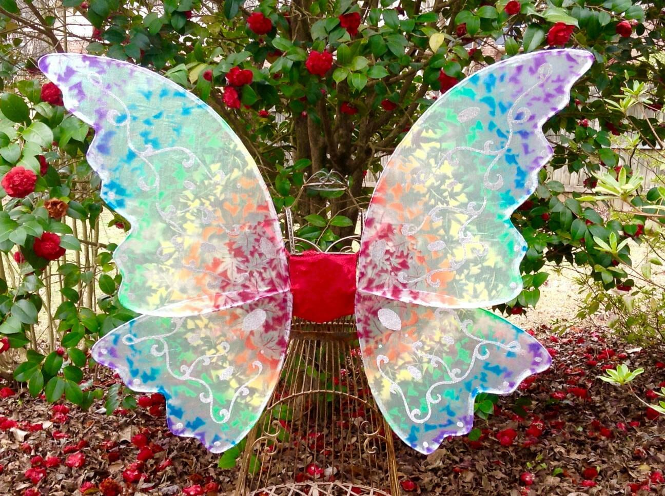 Ooak Fantasy Wings Rainbow Sparkle Xl Größe Für Erwachsene Ooak Fantasy Wings Rainbow Sparkle Xl Größe Für Erwachsene von EndlessNightDesigns