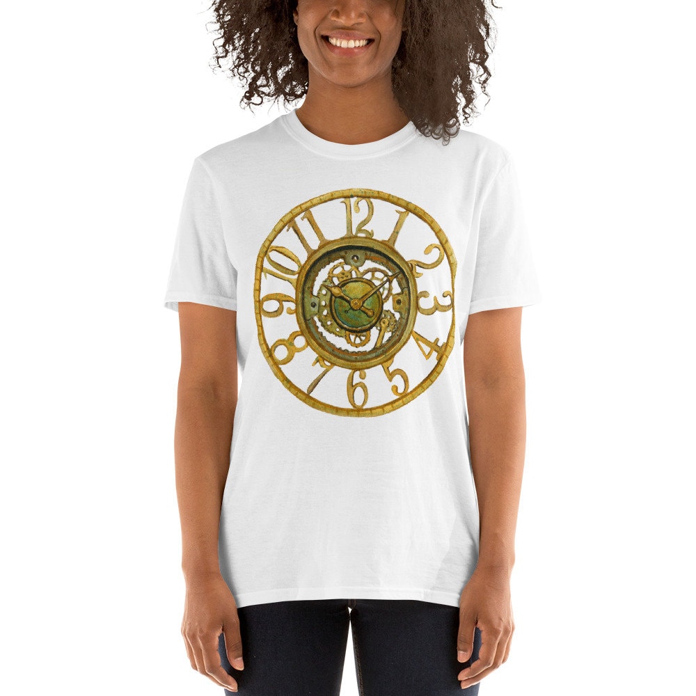 steampunk-Uhr - Kurzarm-Unisex T-Shirt steampunk-Uhr - Kurzarm-Unisex T-Shirt von EndlessTimesink