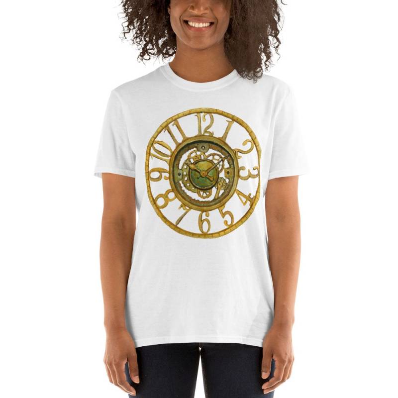 steampunk-Uhr - Kurzarm-Unisex T-Shirt steampunk-Uhr - Kurzarm-Unisex T-Shirt von EndlessTimesink