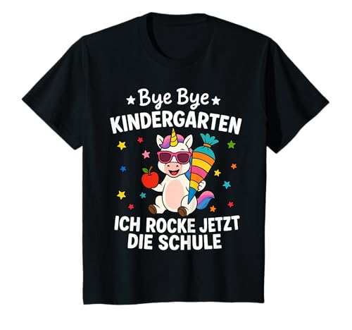 Kinder Schulanfang Spruch Einhorn Einschulung Schulkind 2025 T-Shirt Kinder Schulanfang Spruch Einhorn Einschulung Schulkind 2025 T-Shirt von Endlich Schulkind Einschulung Geschenk von Lifua