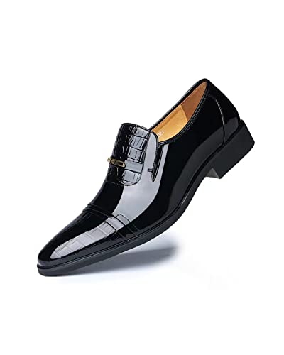 EndoraDore Herren Leder Loafers Kleid Schuh Pointed Toe Slip On Mocassins Driving Schuhe Mode Party Hochzeit Business Schuhe von EndoraDore