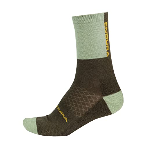 Endura Baabaa Merino Winter (Single) MTB Socken, Bottle Green, S-M von Endura