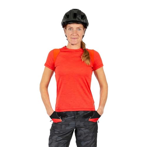 Endura Damen Singletrack S/S Jersey Shirt, Paprika, Medium von Endura