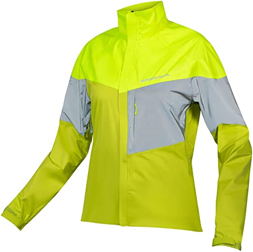 Endura Damen Urban Luminite Fahrradjacke II - Hi-Viz, 2,5-lagige wasserdichte Jacke von Endura