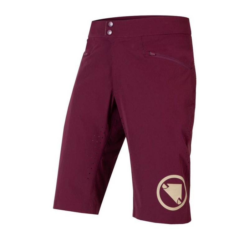 Endura Fahrradhose Endura SingleTrack Lite Short aubergine XL Short Fit - leichte MTB-Sho von Endura