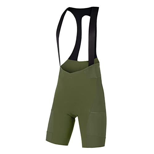 Endura Herren Gv500 Reiver Bibshort Kurze Hose, Olivgrün, Large von Endura