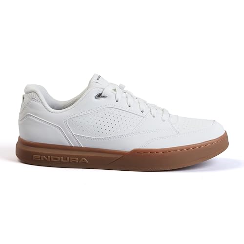 Endura Herren Hummvee Fahrradschuhe für Plattformpedale | Vielseitig | Bequem Radschuhe, Weiß, 45 von Endura