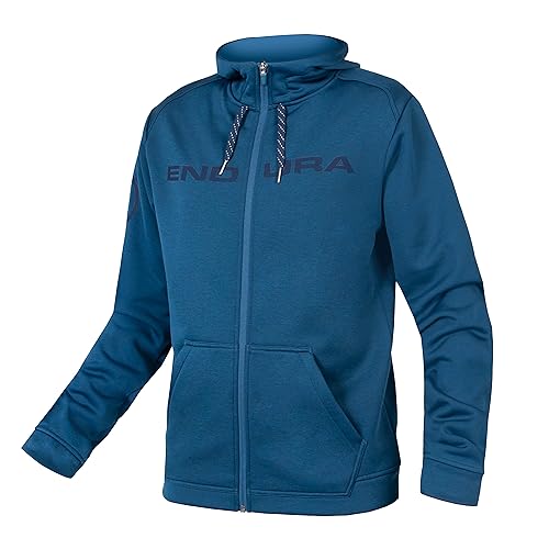 Endura Herren Hummvee Hoodie Kapuzenpullover, Blaubeer, X-Large von Endura