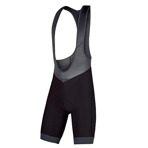Endura Herren Xtract Lite Radhosen mit Träger | Ultra-Leicht | UPF 50+ | Feuchtigkeitsableitend Trägerhose kurz, Grau, XL von Endura