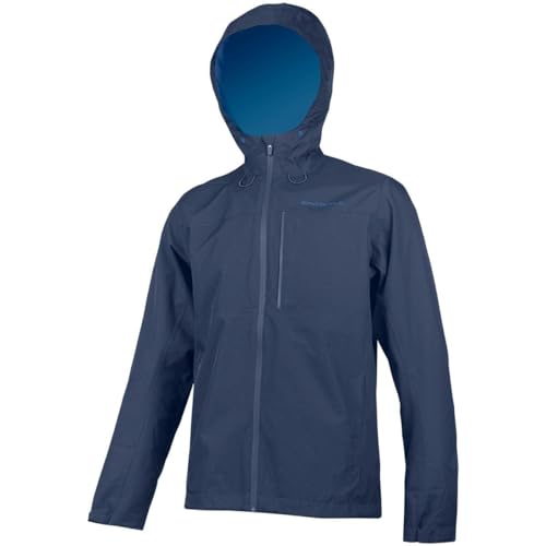 Endura MTB-Regenjacke Hummvee Waterproof Hooded Blau Gr. XL von Endura