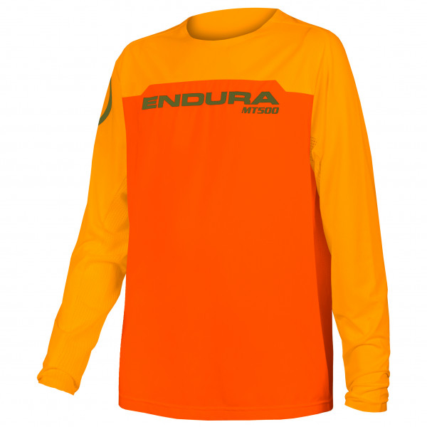 Endura - Kid's MT500 Burner Trikot Langarm - Radtrikot Gr 11/12 Years;13/14 Years lila;schwarz von Endura