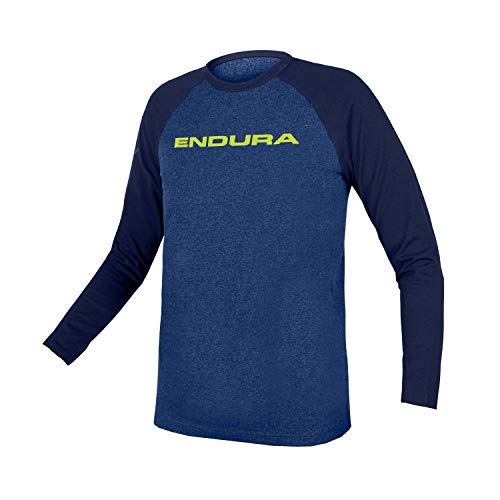 Endura Kids Langarmshirt One Clan Raglan Blau Gr. M von Endura