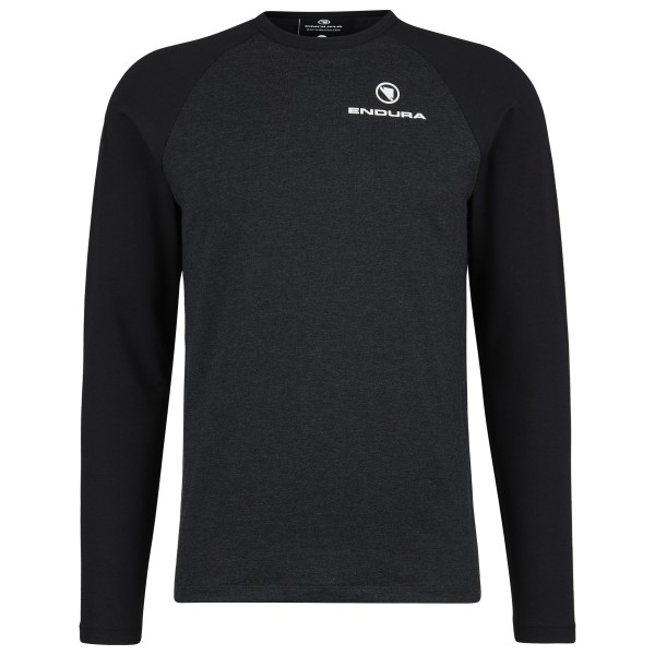 Endura - One Clan Raglan Langarmshirt - Longsleeve Gr L;M;S;XL;XXL grau;grau/schwarz von Endura