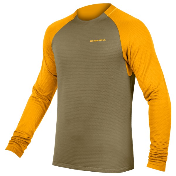 Endura - Singletrack Fleece - Radtrikot Gr XXL oliv von Endura