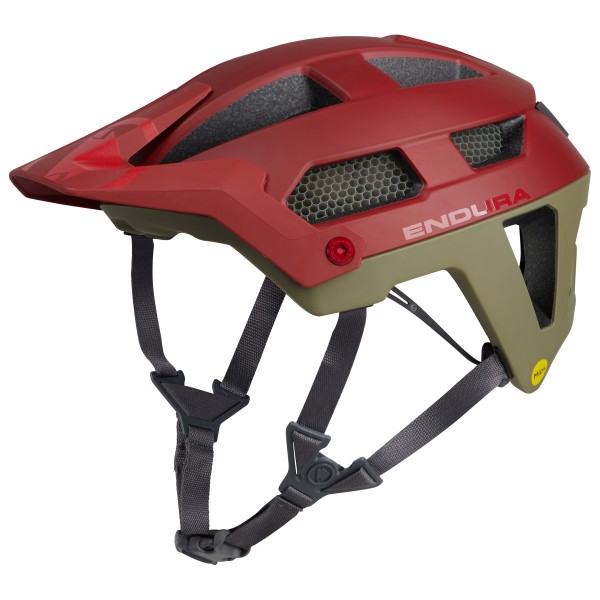 Endura - Singletrack Mips Helm - Radhelm Gr 51-56 cm - S/M rot von Endura