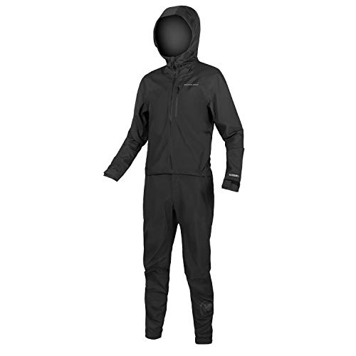 Endura Singletrack One Piece Rainsuit Large Black von Endura