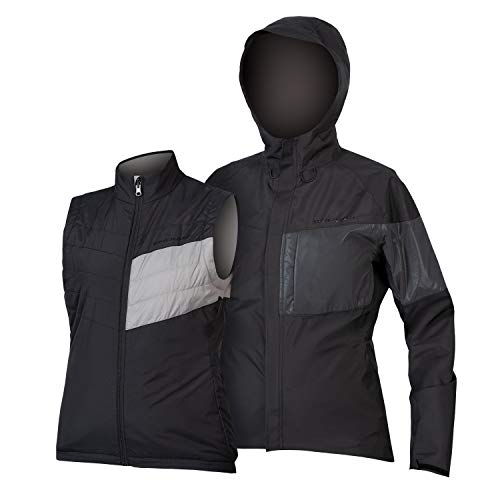Endura Urban Luminite 3 in 1 Fahrradjacke Schwarz L von Endura