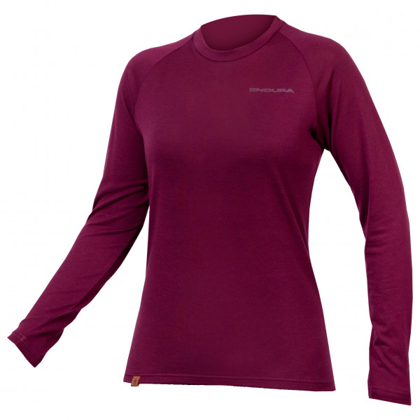 Endura - Women's Baabaa Blend Langarm Baselayer - Merinounterwäsche Gr XL lila von Endura