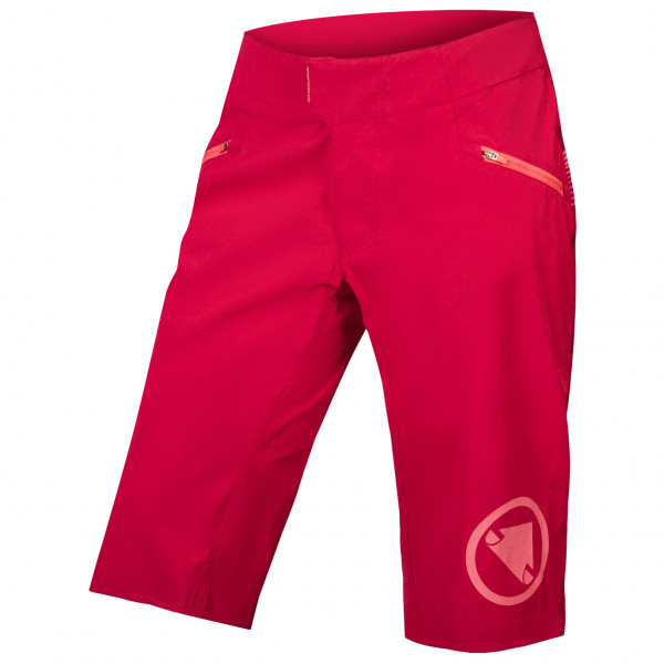 Endura - Women's Singletrack Lite Shorts - Radhose Gr L - Regular rot von Endura