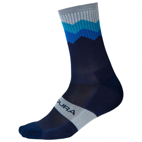 Endura - Zacken Socken - Radsocken Gr S/M blau von Endura