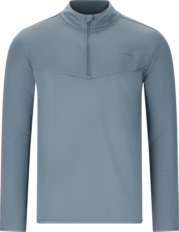 Endurance Athlecia Laufshirt Ledger M Waffle Melange Midlayer CITADEL von Endurance Athlecia