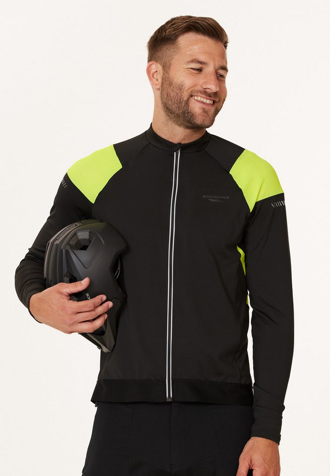 Endurance Athlecia Radtrikot Fion M Cycling-MTB L/S Shirt Black von Endurance Athlecia