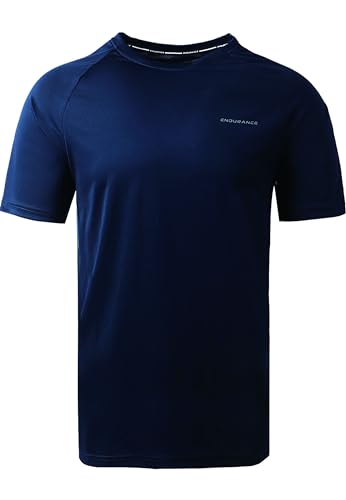 Endurance Herren Actty T-Shirt, Dunkler Saphir, L von Endurance