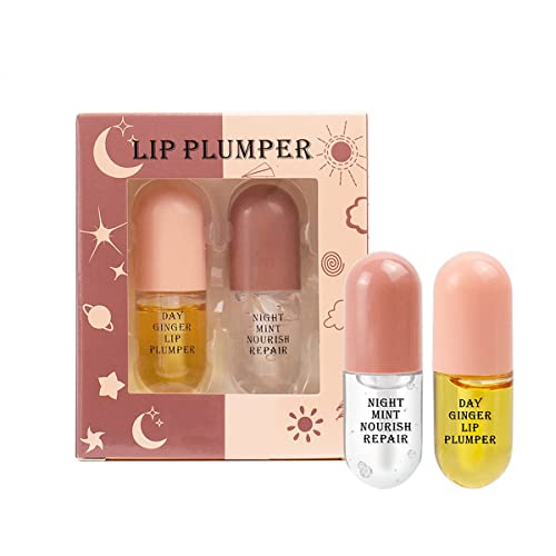 Browsluv Lip Plumper Kit,Lip Plumper Set Natural Makeup Plumping Lip Gloss Lip Care Serum Kit Lip Plumper Lip Enhancer For Fuller Hydrated Beauty Lips (1box) von Endxedio