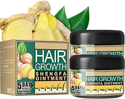 Natural Ginger Hair Growth Cream,Hair Boost Ginger Ointment,Anti-Hair Loss Conditioner For Men Women,for Hair Loss and Hair Thinning Treatment (2pcs) von Endxedio