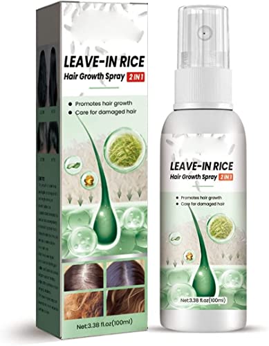 Rice Water Serum,Rice Water for Hair Growth,for Thin Hair and Hair Loss Treatments,Rice Essential Oil for Damaged Dry Hair,Use for All Hair Types,Men & Women (1pcs) von Endxedio
