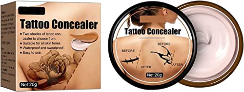 Skinveil Tattoo & Scar Concealer, Tattoo Concealer Waterproof Cover Up, Tatoo Makeup Cover, Tattoo Cover Up Makeup Waterproof, Blends Well in the Skin (Light) von Endxedio