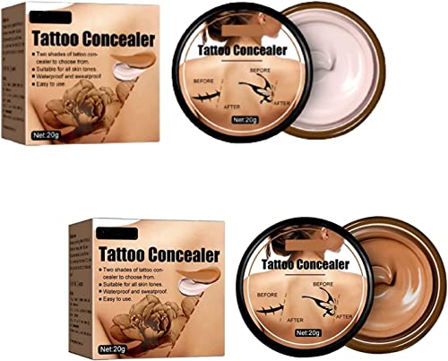 Skinveil Tattoo & Scar Concealer, Tattoo Concealer Waterproof Cover Up, Tatoo Makeup Cover, Tattoo Cover Up Makeup Waterproof, Blends Well in the Skin (Mixed) von Endxedio