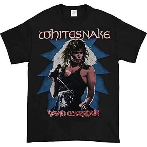 1987 Whitesnake Tour Vintage Shirt Whitesnake David Coverdale T-Shirt Black XL von EndyAk