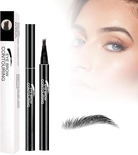 4-Kopf Split Wasserdichter Augenbrauenstift, Microblading Augenbrauenstift Augenbrauen Bleistifte für Frauen mit 4 Spitze, 3D Schafft Natürlich aussehende Augenbrauen Augenbrauen Make-up von Endyniner