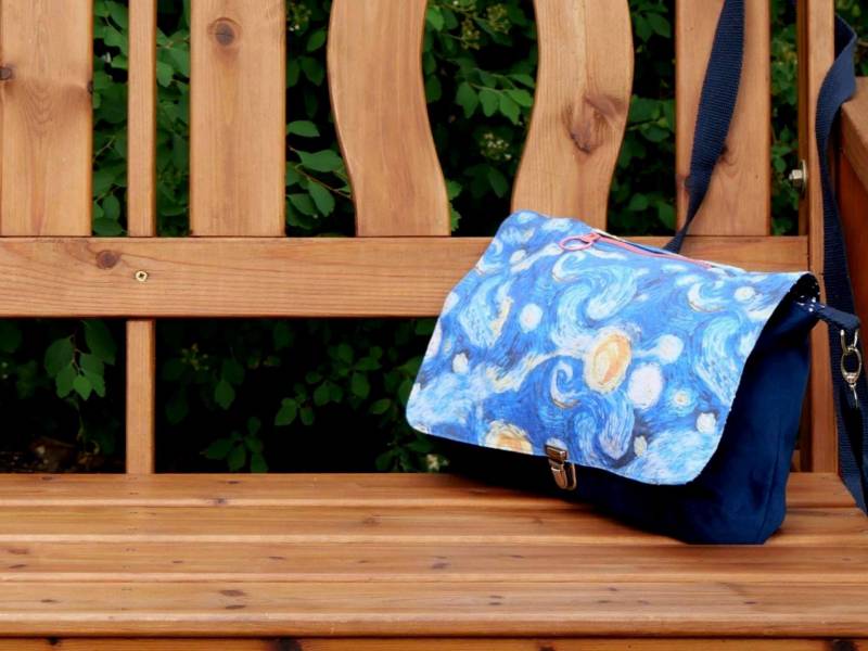 Messengerbag, Shoulderbag Aus Velours von Enemenema