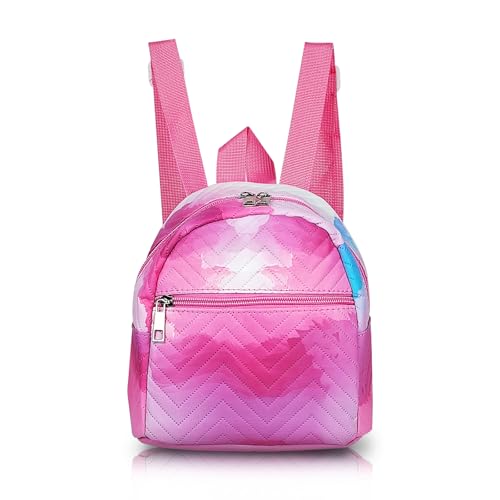 Energather Damen Rucksack, PU-Leder Mini Rucksack für Frauen und Mädchen, Mini Rucksacks Damen Klein mit Einstellbarem Schultergurt für Reise, Einkaufen, Spazieren(lila) von Energather