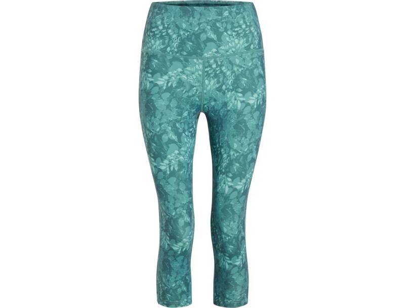 Energetics Funktionstights Da.-Tight 3/4 Kapinem 3/4 W AOP-/GREEN DARK von Energetics