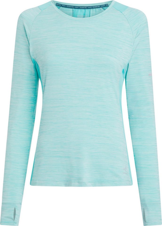 Energetics Langarmshirt Da.-Langarmshirt Evii L/S W MELANGE/MINT DARK/MI von Energetics