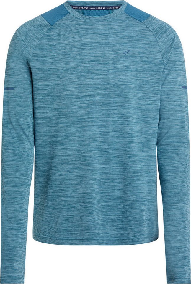 Energetics Langarmshirt He.-Langarmshirt Ailo LS M MELANGE/BLUE PETROL/ von Energetics