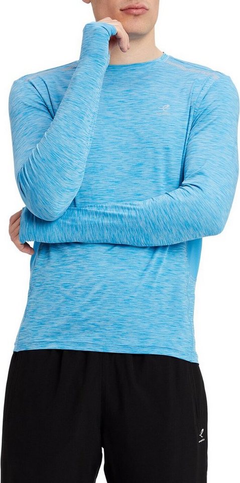 Energetics Laufshirt He.-Langarmshirt Aimo II ux 910 MELANGE/BLUE von Energetics
