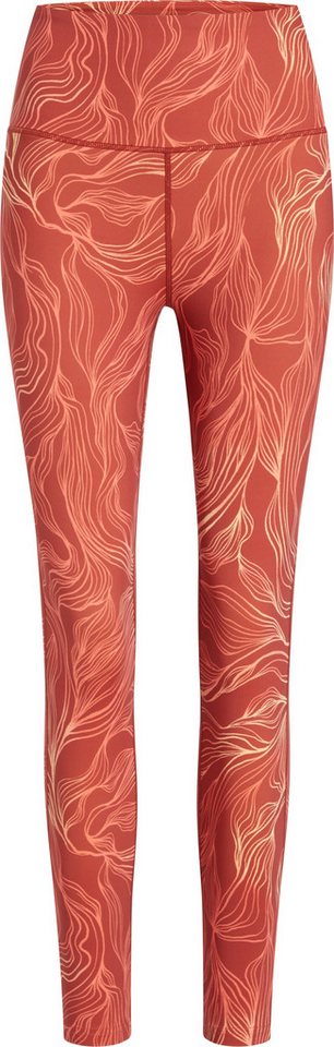 Energetics Sporthose Da.-Tight 7/8 Kapinem 7/8 II W AOP-/RED RUST/RED LI von Energetics