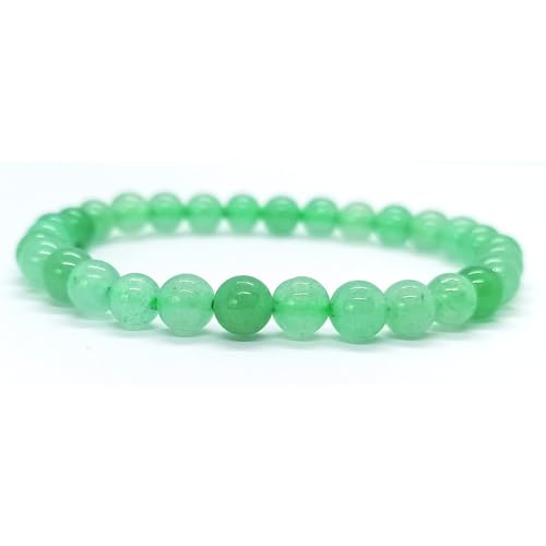 Énergétique jewel Armband Aventurin Kugel 4 mm Naturstein Qualität für Herren, Damen und Paare, Geschenkidee, Schmuck mit Heilstein, Stein von Énergétique jewel