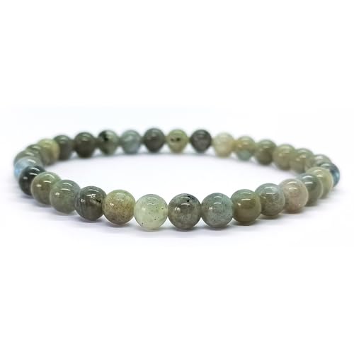 Énergétique jewel Labradorit-Armband, Kugel 8 mm, Naturstein, Qualität AA, für Herren, Damen und Paare, Geschenkidee, Schmuck mit Heilstein, Stein von Énergétique jewel