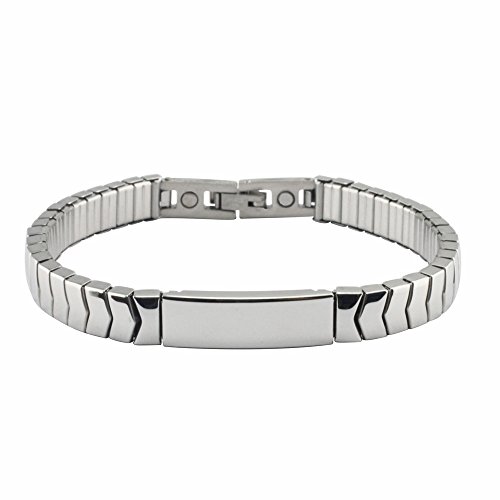 Flexibles Edelstahl Kupfer Magnetschmuck Armband ENERGETIX 4you 183 Cu MAGNETIX Cube Retro Flexi 439 M von Energetix-4you