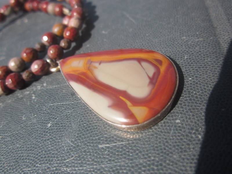 Noreena Jaspis Braune Schneeflockenobsidian Kette Zähigkeit Erwünscht von EnergieArbeitGraz