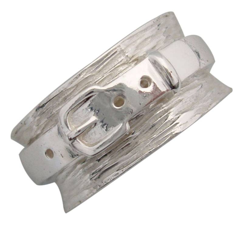 Letzter Ruf Spezielles Design Energiestein "Fit" 3D Gürtel Sterling Silber Spinner Ring | Style# Us23 von EnergyStoneJewelley