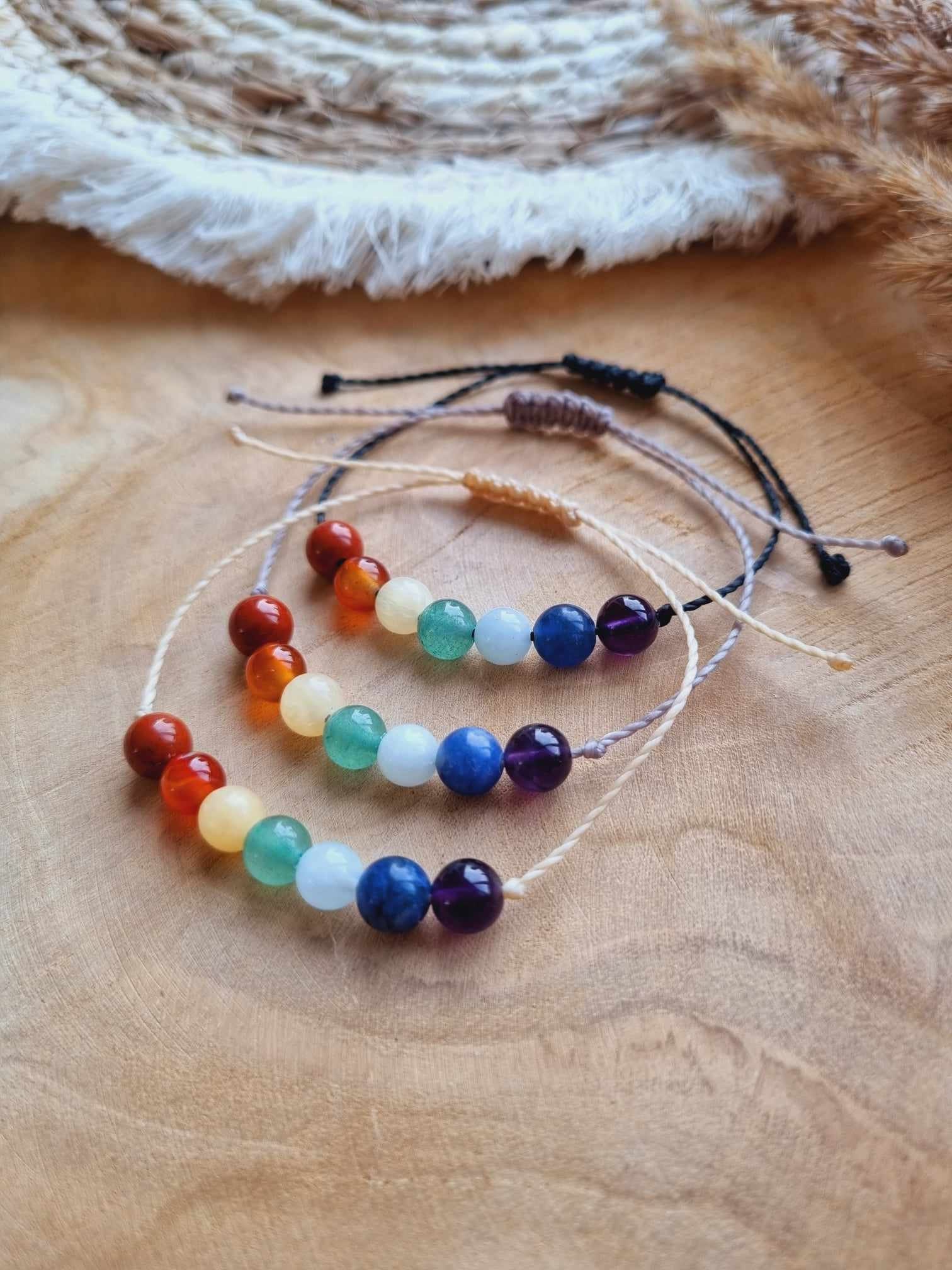 Chakra Makramee Armband | Wählbar Handgefertigt Chakra Makramee Armband | Wählbar Handgefertigt von EnergyofCrystal