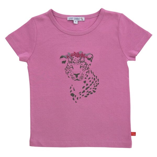 Enfant Terrible Kinder T-Shirt Leopard mit Blumen reine Bio-Baumwolle von Enfant Terrible