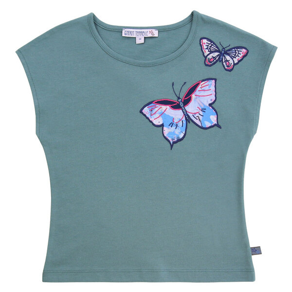 Enfant Terrible Kinder T-Shirt Schmetterling reine Bio-Baumwolle von Enfant Terrible