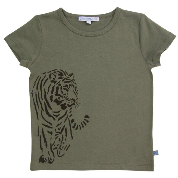 Enfant Terrible Kinder T-Shirt Tigerdruck reine Bio-Baumwolle von Enfant Terrible